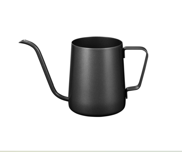 Pour Over Kettle Gooseneck Long Narrow Drip Spout Coffee Tea Pot (12 Oz) - Black, 350ML